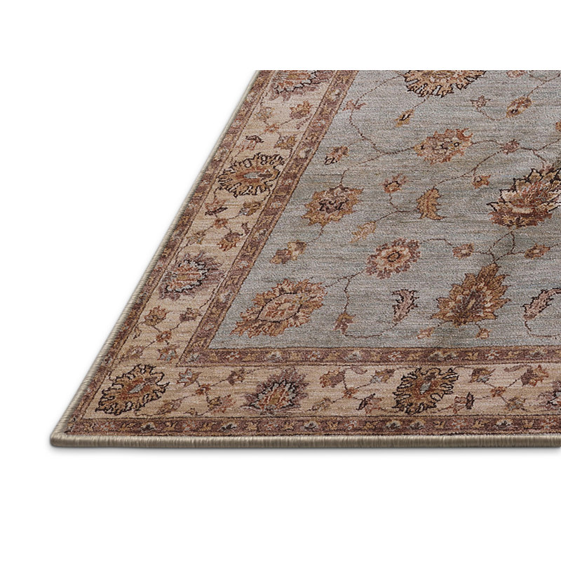 Tapis oriental brun / gris Murial, Rectangle 7 pi x 10 pi