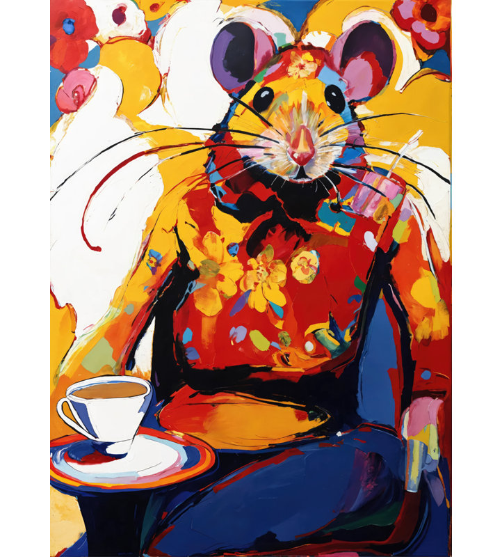 Mouse  Giclee on Gallery Wrapped Canvas, 32" H x 26" W