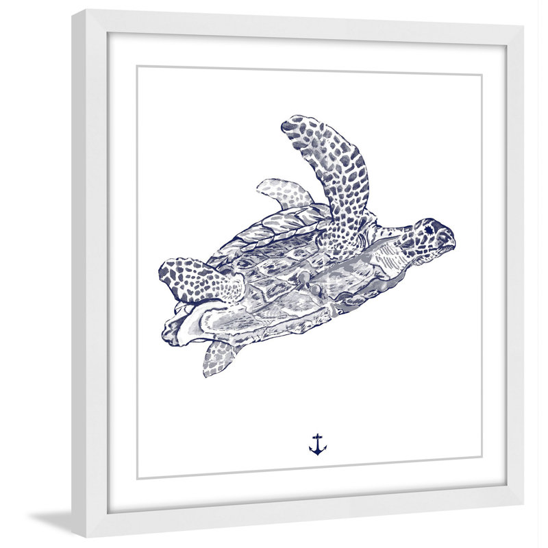 Turtle - Print on Canvas, 51cm H x 51cm W x 3.81cm D
