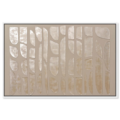 Textured Tiles Canvas Textured Abstract by