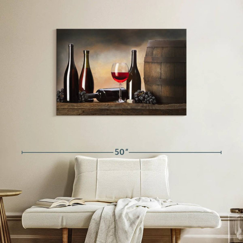 Yarlin Wine From The Cellar, 26" H x 39" W