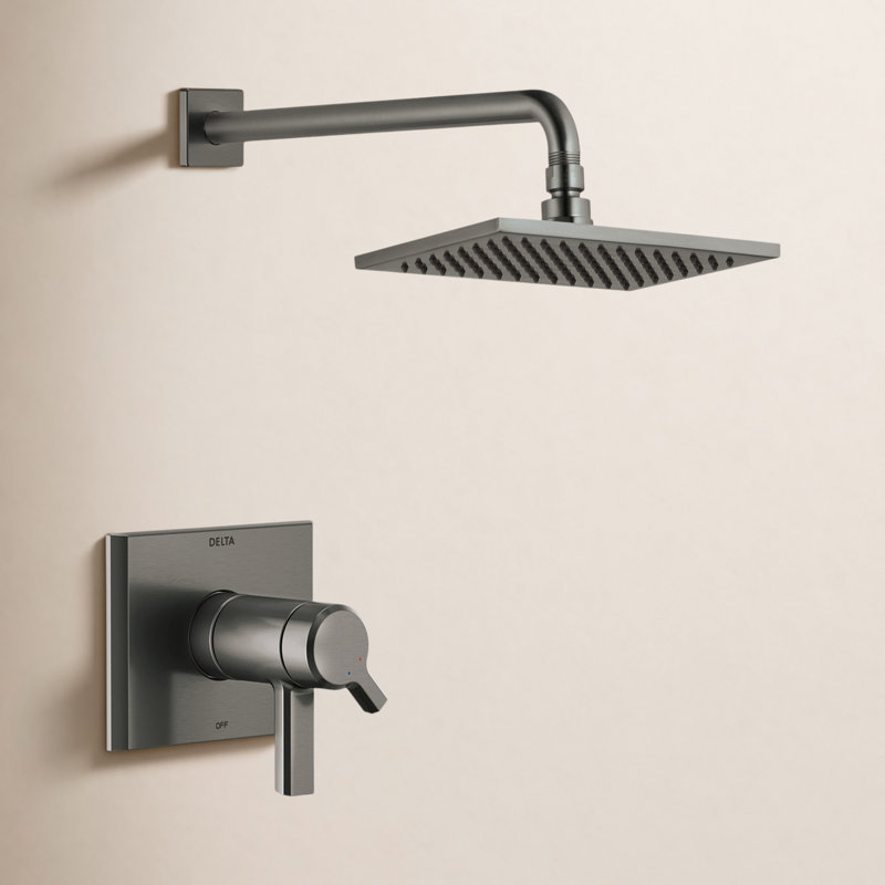 Pivotal® 17T Series Dual-Function Shower Set, Matte Black