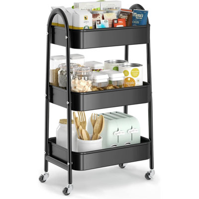 Shoua Metal Bar Cart by Ebern Designs