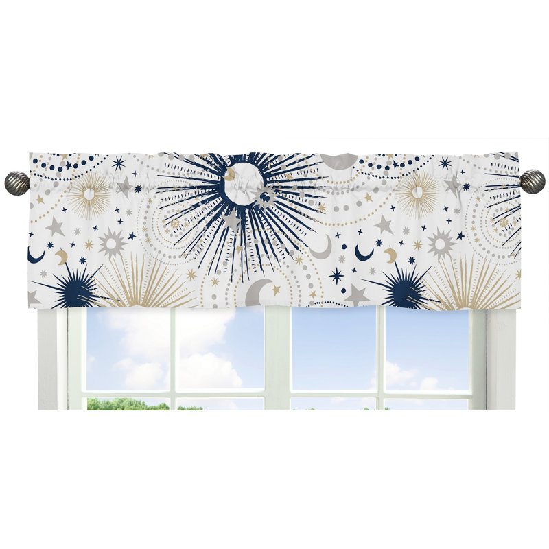 Celestial Blue and Gold Microfiber Twin Bedding Set