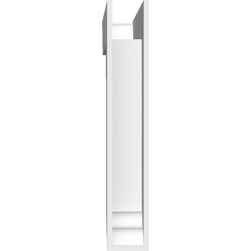 Support standard en uréthane Balboa standard avec extrémités traditionnelles, brun clair apprêté, H 18 po x l 3 po x P 18 po