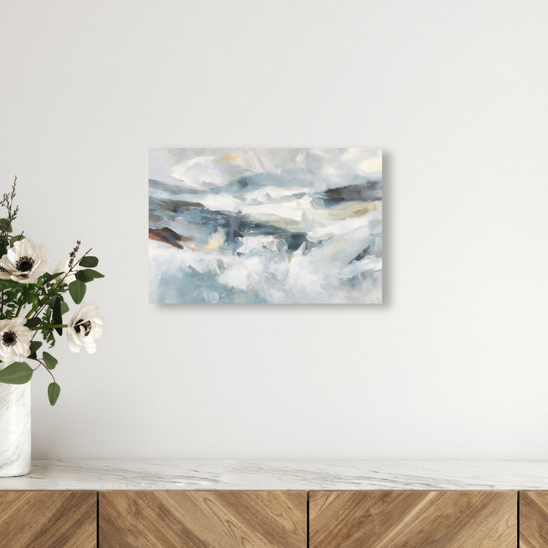 Azule Capri Canvas Abstract Print by Oliver Gal, Black Frame, 15 x 10, 10"H x 15"W, Canvas Unframed