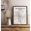 Oklahoma City City Map 1 Piece Wall Art-1209675259
