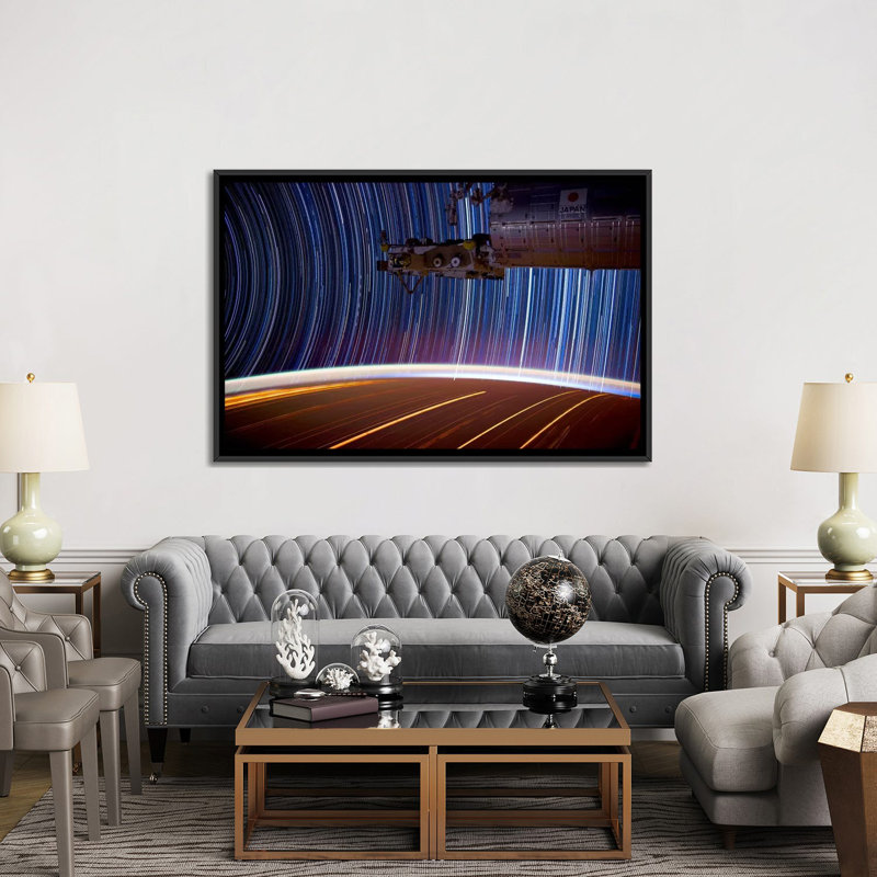 Lenworth Modern & Contemporary, 18" H x 26" W x 1.5" D, Black Floater Framed Canvas, No Mat