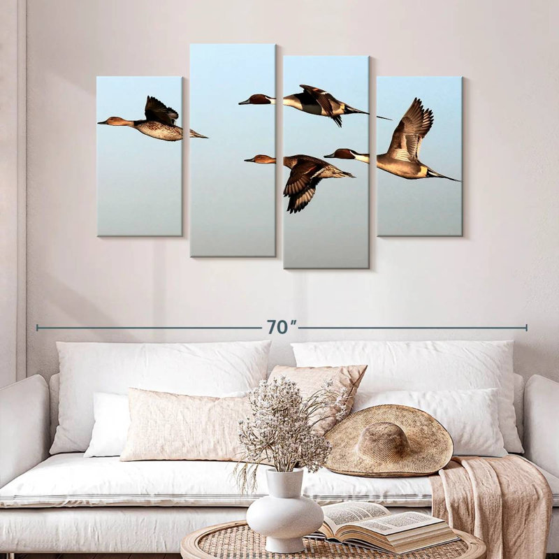 Brampt Pintail Ducks, 32" H x 52" W