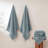 Modern Threads 6-Piece Jacquard Towel Set Astra – 100% Cotton, Quick Dry & Absorbent Bath, Hand & Washcloths – Modern Geometric Pattern-118379947