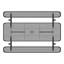 Tables de pique-nique rectangulaires 96 "noires-665108546