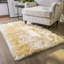 Tapis jaune à poils longs Haja-98175755