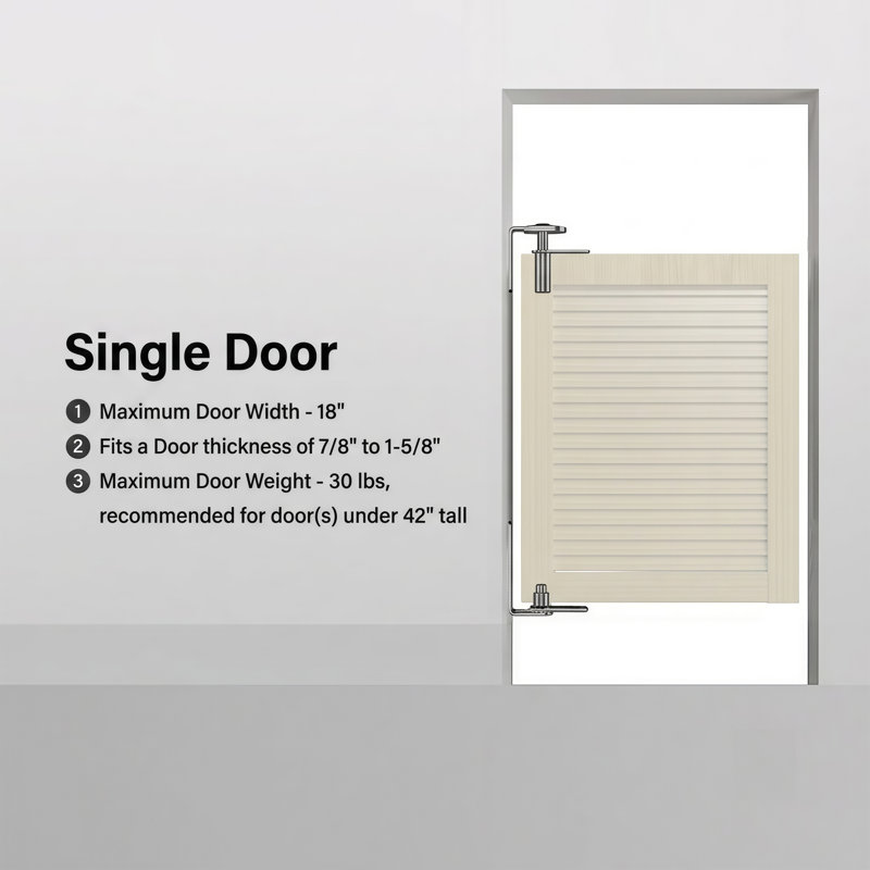 Swinging Louvered Cafe Doors Hinges