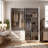 63" W Wardrobe Armoire with 2 Hanging Rods, 6 Shelves and 2 Drawers