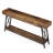 Extra Long Industrial Console Table, Rustic Sofa Table for Large Sectionals, Narrow Entryway and Hallway Furniture