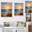 «Beach Grass At Sunrise - Coastal Beach», reproduction d'art-605834130-605834158