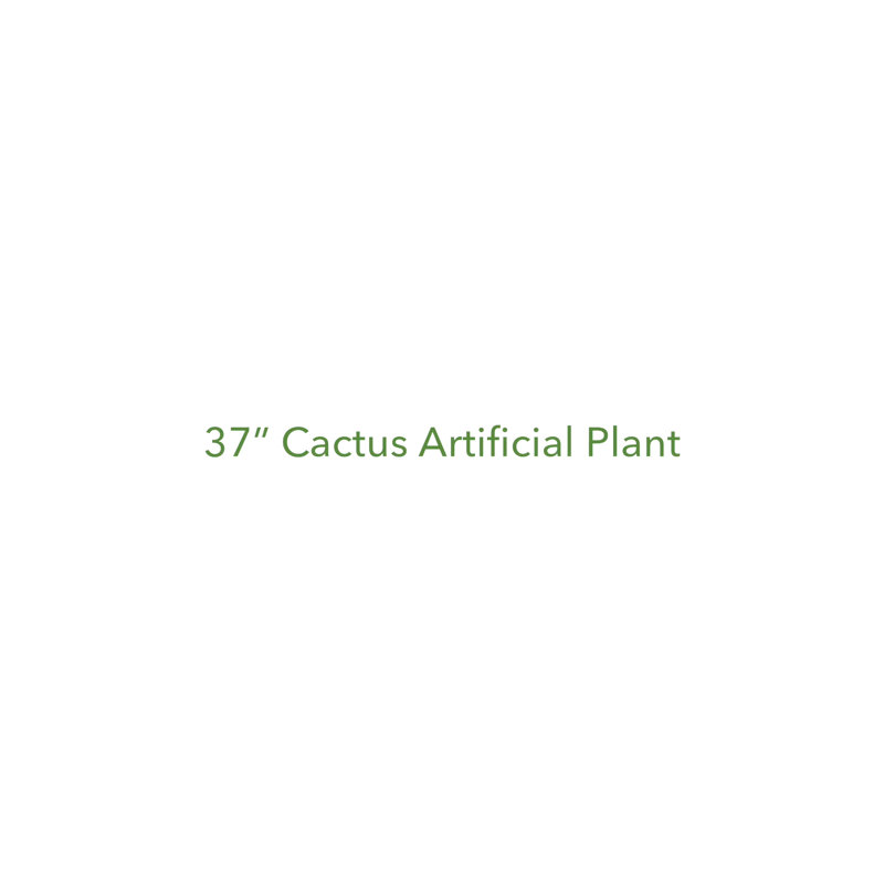 38" Green Silk and Plastic Outdoor Cactus Topiary