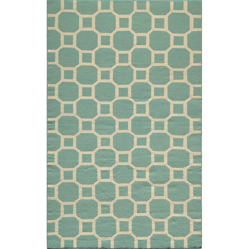 Aliz Wool Geometric Indoor Rug, Rectangle 3'6" x 5'6"
