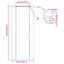 Vidaxl Window Blind With Curtains Manual Brown Bamboo-117470822