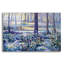 Art mural en verre épique «Blue Bayou Swamp» par ADEL, 36 po x 24 po