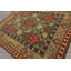 Tapis vert touffeté à la main 8 pi x 10 pi Arts & Crafts / Mission Donegal