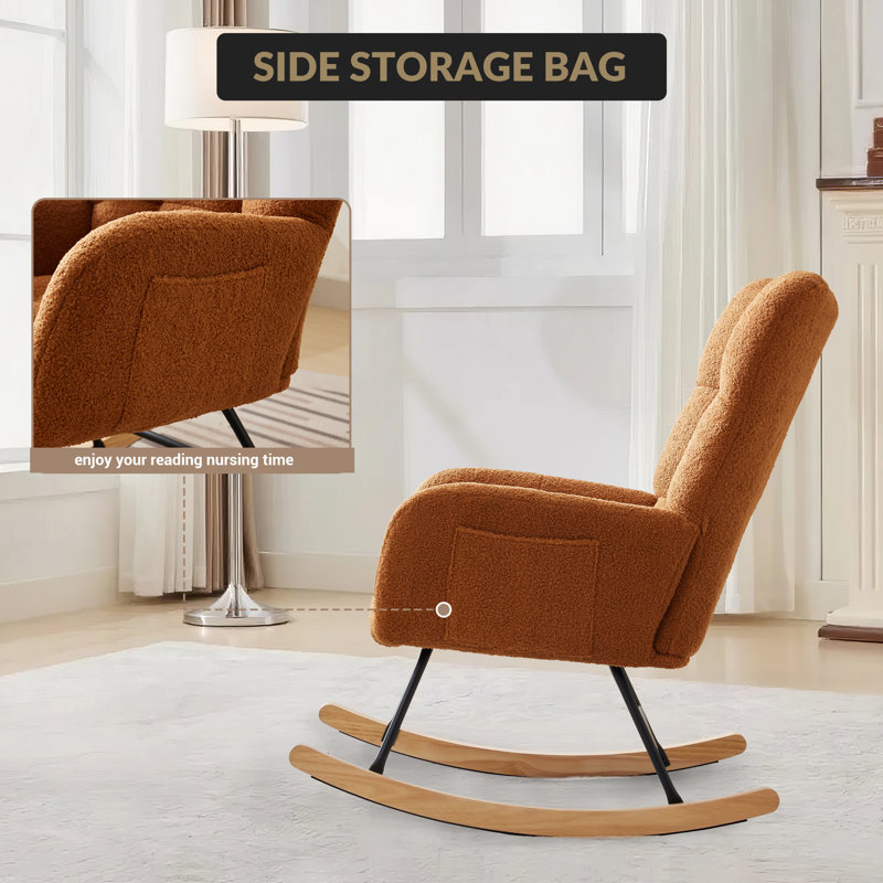 Chaise berçante Teddy