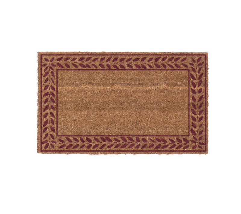 Paillasson d'extérieur personnalisable Cledis, H 30 po x l 18 po x P 1 po, Vert, Oui