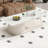 White Solid + Manufactured Wood Rectangular Coffee Table-1432497746-1432497744