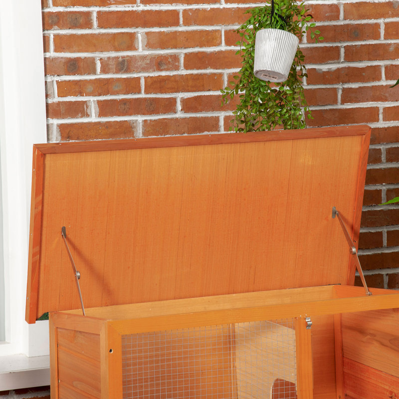 Clapier en bois PawHut