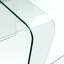 Caryl Glass Top Sled Nesting Tables