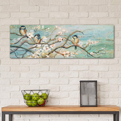 " Spring Branch With Birds "