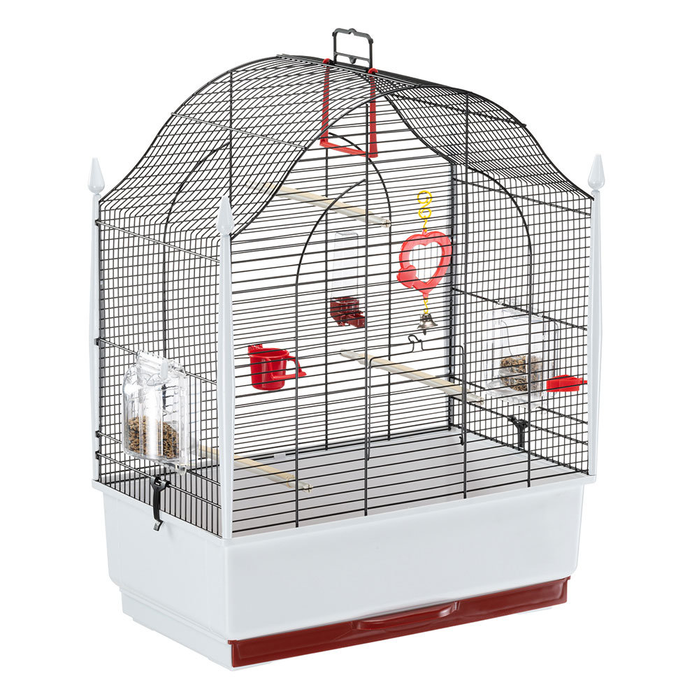 63.5cm Dome Top Hanging Bird Cage with Perch