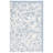 Iqarar Hand Tufted Wool/Cotton Floral Rug in Blue/Ivory-815930855