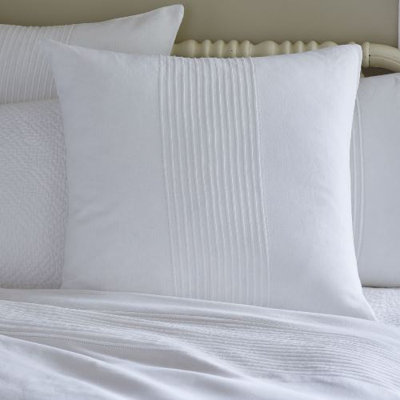 Mason White Linen Sham