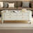 Creme fraiche style solid wood end table