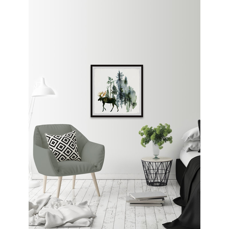 Out Of The Forest by Eyre Tarney - Single Picture Frame Painting, 81cm H x 81cm W x 3.81cm D