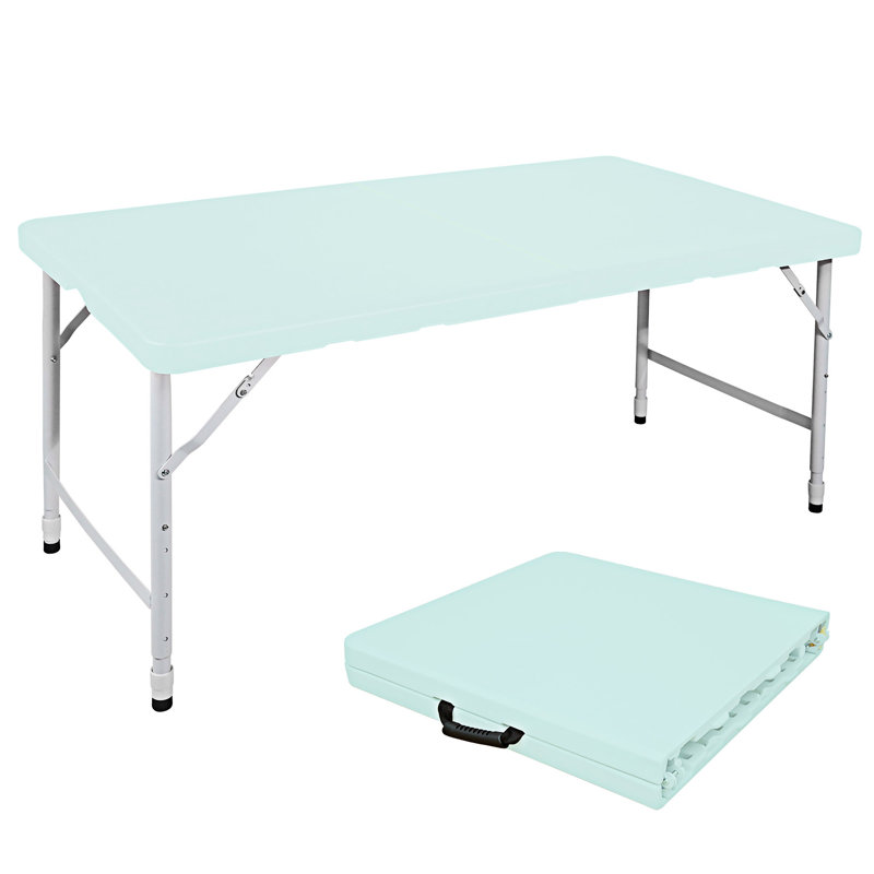 Table de camping portable pliante, Bleu