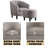 Eliza Upholstered Barrel Chair with Ottoman-1236848697