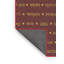 Tapis oriental en laine / polyester brun foncé tissé à la machine-1818097992