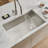 Ruvati Slope Bottom Offset Drain Reversible Kitchen Sink Undermount Stainless Steel-101380294