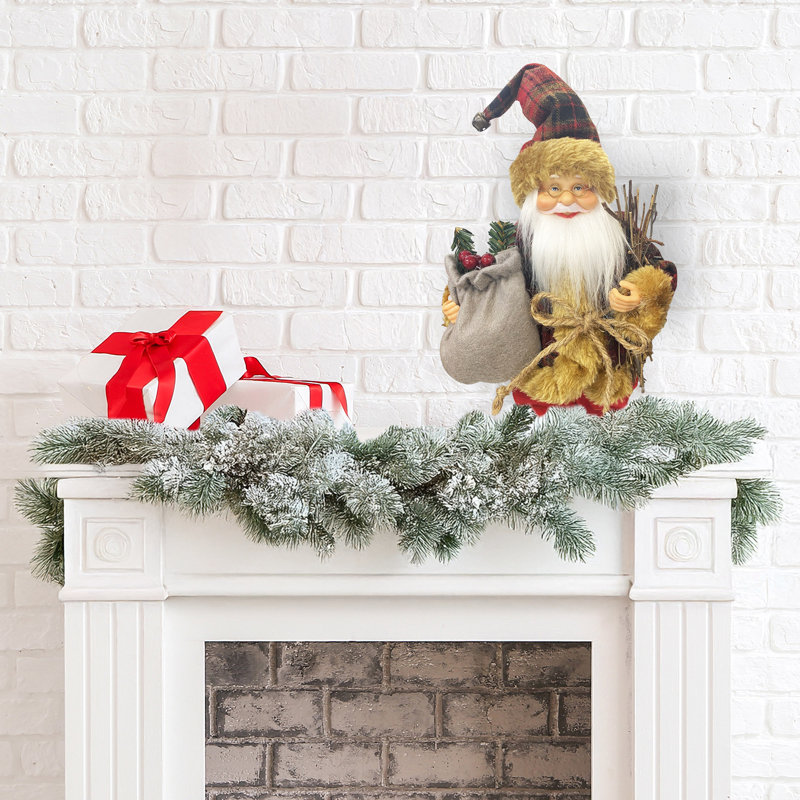 12 "Country Plaid Claus