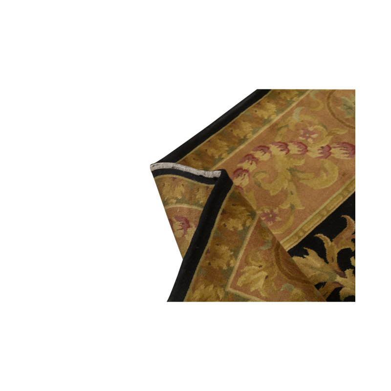 Savonnerie Wool Oriental Area Rug