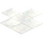 Mosaïque murale en verre à motif de losanges 3 po x 6 po Starcastle (ensemble de 15)-109142550