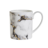 Marble Bone China Coffee Mug