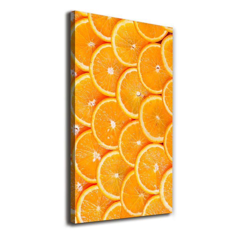 Orange Slices - Wrapped Canvas Print