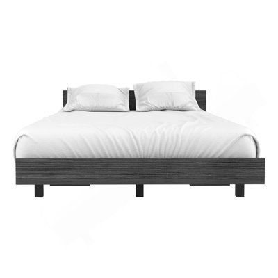 Twin Bed Base Cervants, Bedroom, Smokey Oak