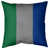 Vert / argent / bleu