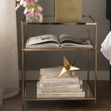 Gosport Glass Top End Table