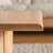 Burlywood Solid Wood Rectangular Coffee Table