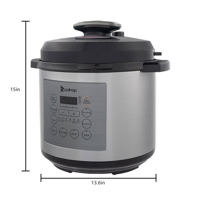 13 in 1 Push-Button 6L Electric Pressure Cooker
